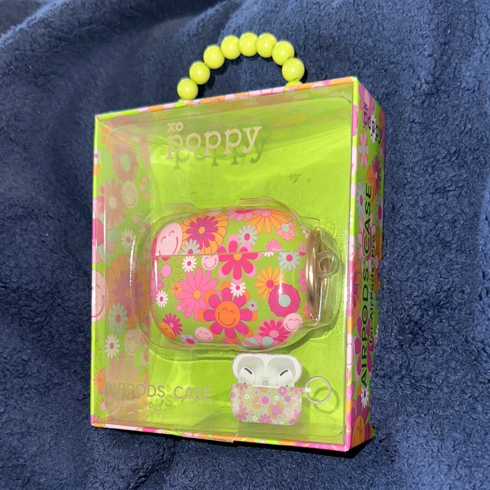 Pink Floral Earbud Case